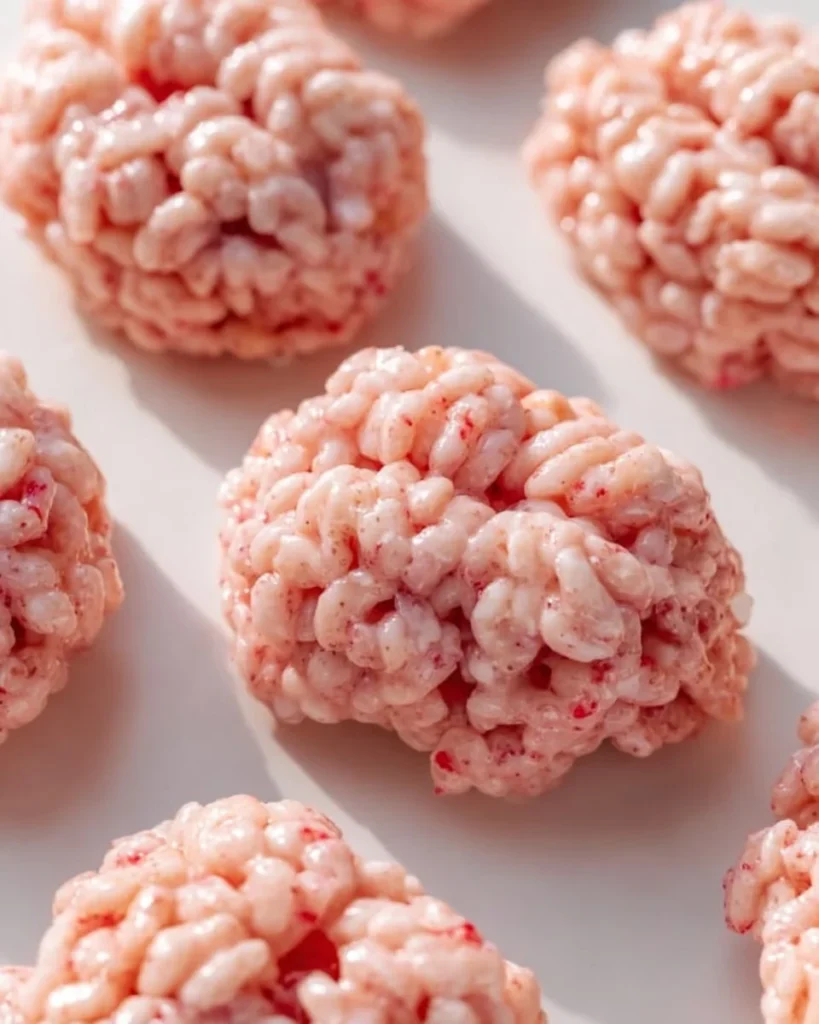 Delicious Marshmallow Rice Bubbles shaped like Halloween brains