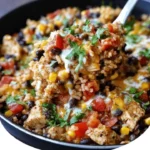 One Pot Chicken Burrito Bowl