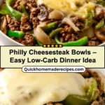 Philly Cheesesteak Bowls – Easy Low-Carb Dinner Idea