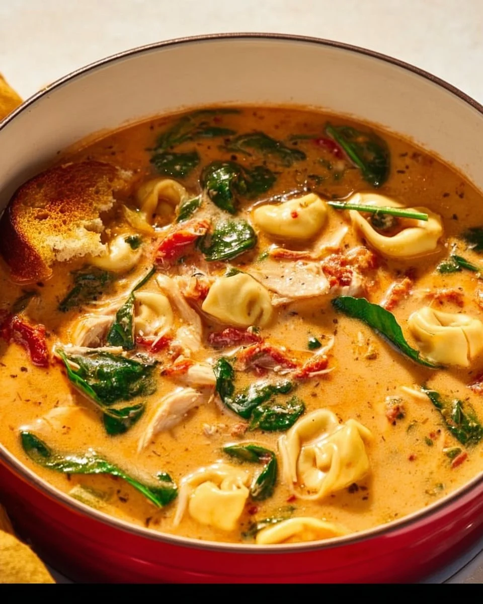Delicious chicken soup in a bowl perfect for fall dinners and soup recipes.