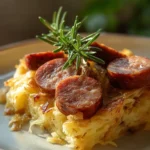 Polish Sausage, Sauerkraut, and Potatoes