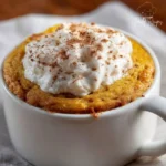 Pumpkin Cinnamon Cottage Cheese Mug Cake