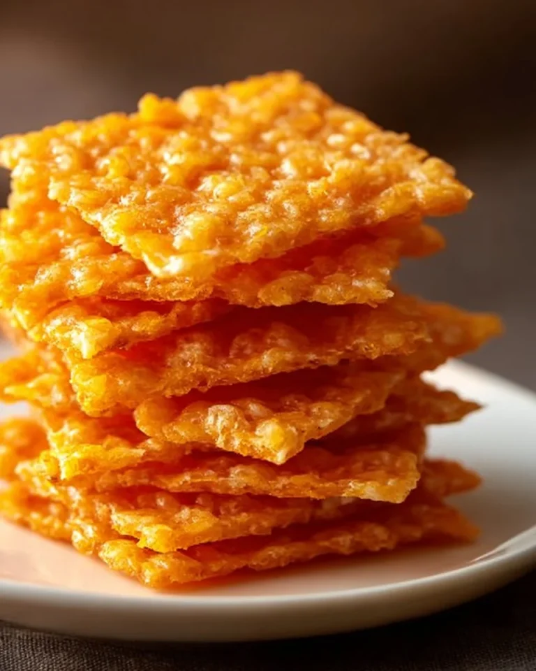 Homemade Rice Krispie Cheddar Crackers on a wooden board