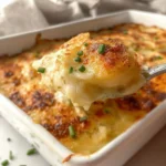 Roasted Garlic Potatoes Gratin