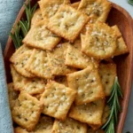 Rosemary Sea Salt Crackers