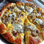 Sausage Gravy Breakfast Pizza Sausage Gravy Breakfast Pizza