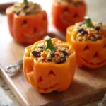 Shredded Chicken and Rice Stuffed Peppers Shredded Chicken and Rice Stuffed Peppers