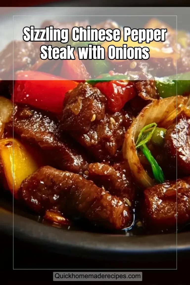 Sizzling Chinese pepper steak with onions served on a plate