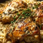 Slow Cooker Parmesan Herb Chicken & Orzo Recipe Slow Cooker Parmesan Herb Chicken & Orzo Recipe