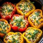 Slow Cooker Stuffed Bell Peppers Slow Cooker Stuffed Bell Peppers