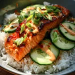 Spicy Salmon Rice Bowl