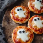 Spooktacular Mini Ghost Pizzas Spooktacular Mini Ghost Pizzas