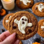 Spooky Ghost Brown Butter Pumpkin Cookies Spooky Ghost Brown Butter Pumpkin Cookies