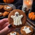 Spooky Ghost Brown Butter Pumpkin Cookies Spooky Ghost Brown Butter Pumpkin Cookies