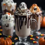 Spooky Ghostly Vanilla Milkshake Spooky Ghostly Vanilla Milkshake