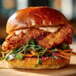 Thai Fried Chicken Sandwich Thai Fried Chicken Sandwich