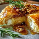 Baked Brie in Puff Pastry with Honey and Fig Baked Brie in Puff Pastry with Honey and Fig