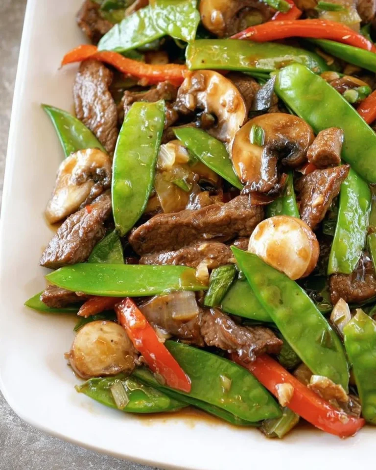 Delicious Beef Chop Suey served in a bowl with colorful vegetables