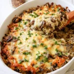 Cheesy Beef and Rice Casserole Cheesy Beef and Rice Casserole