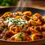 Cheesy Beef Enchiladas Tortellini