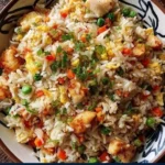 Crispy Garlic Chicken Fried Rice Bowl