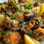 Crispy Garlic Fried Mushrooms