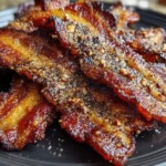 Crispy Spicy Sweet Billionaire Bacon
