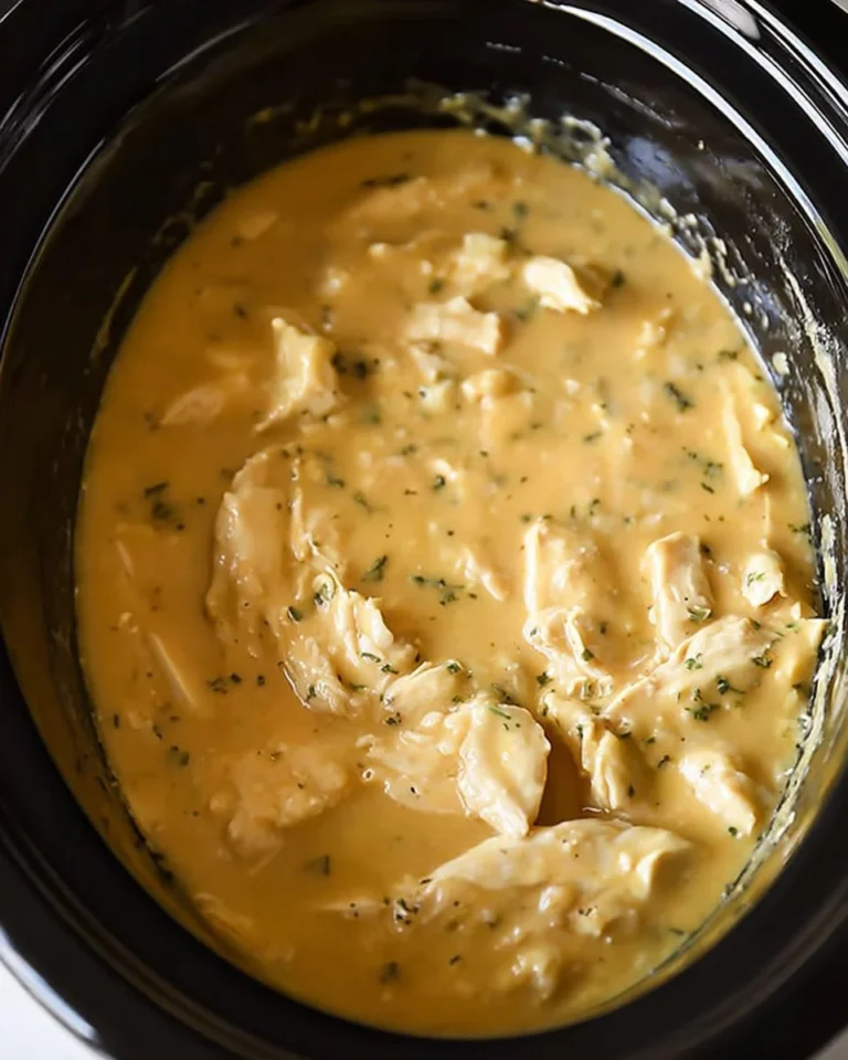 Crock Pot Chicken and Gravy served with mashed potatoes
