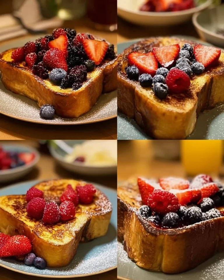 Freshly baked French bread served for a delightful breakfast