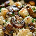 Garlic Cauliflower Mushroom Skillet: Quick & Delicious Dish