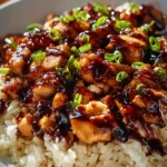 Honey BBQ Chicken Rice Honey BBQ Chicken Rice