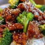 Honey Sesame Chicken and Broccoli Honey Sesame Chicken and Broccoli