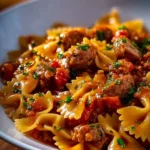 Italian Sausage With Bow Tie Pasta