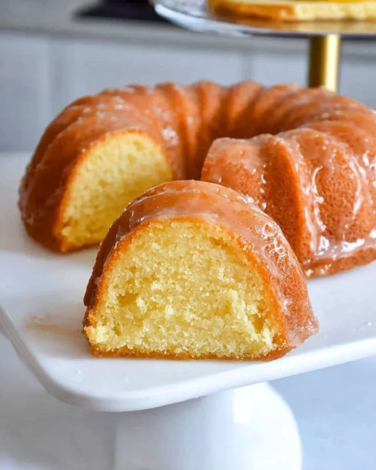 Delicious homemade Kentucky Butter Cake made with rich buttery batter