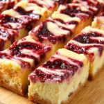 Lemon Raspberry Cheesecake Bars