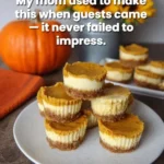 Mini Pumpkin Cheesecakes