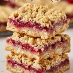 Oatmeal Bars with Raspberry Jam