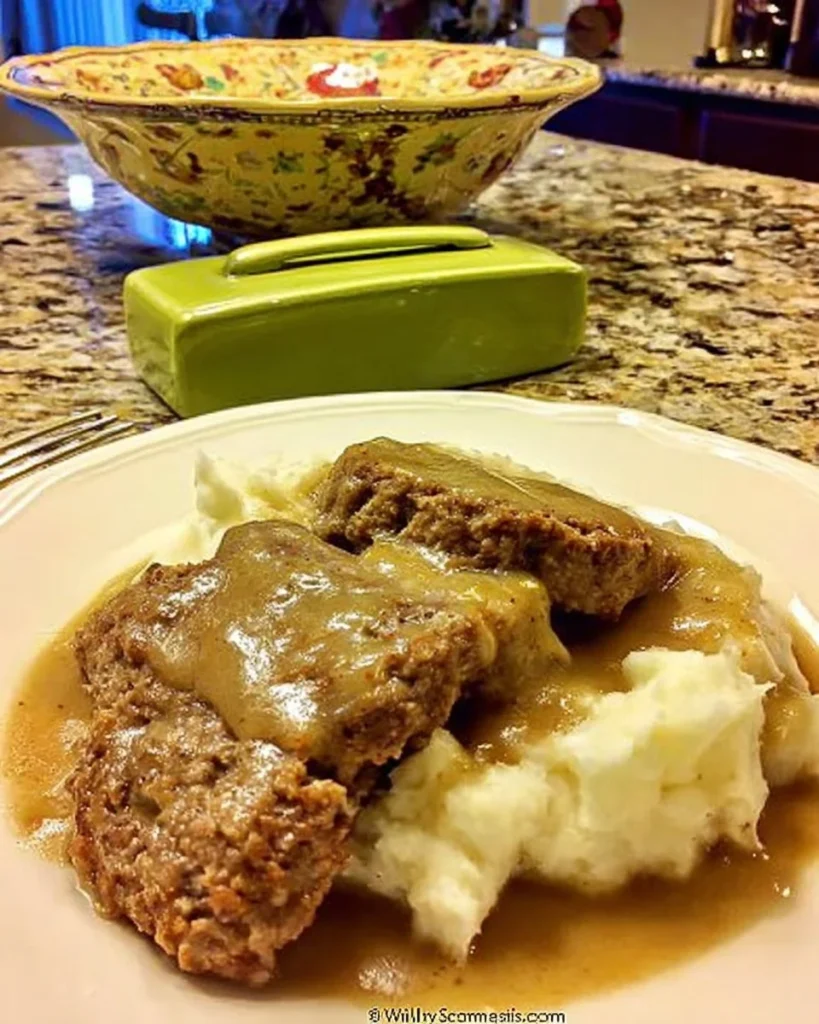 Delicious slow cooker cube steak smothered in savory gravy