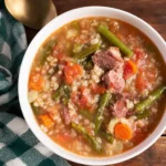 Slow Cooker Ham Vegetable Barley Soup Slow Cooker Ham Vegetable Barley Soup