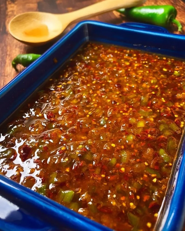 Bowl of Smoky Chile Puya Salsa with fresh ingredients and spices.