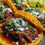 Spicy Slow-Cooked Mexican Birria Tacos