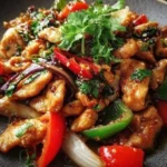 Stir-Fried Chinese Garlic Chicken