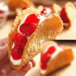 Strawberry Cheesecake Tacos