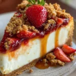 Strawberry Crunch Cheesecake