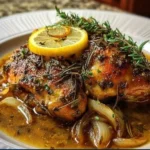Tender Slow-Cooked Herb-Infused Crockpot Chicken