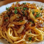 Vegan Caramelized Onion Pasta Vegan Caramelized Onion Pasta