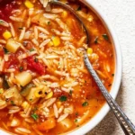 Vegetable Orzo Soup