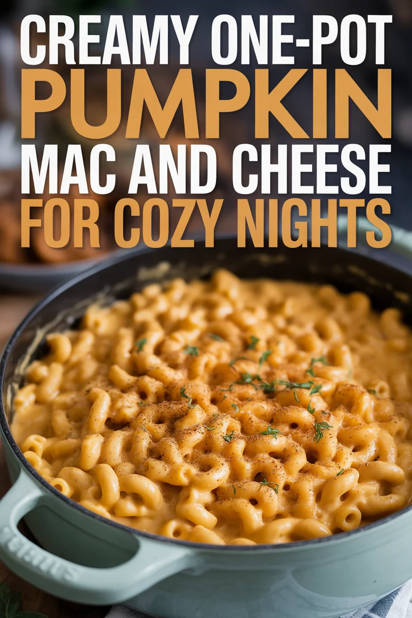 One‑Pot Pumpkin Mac and Cheese