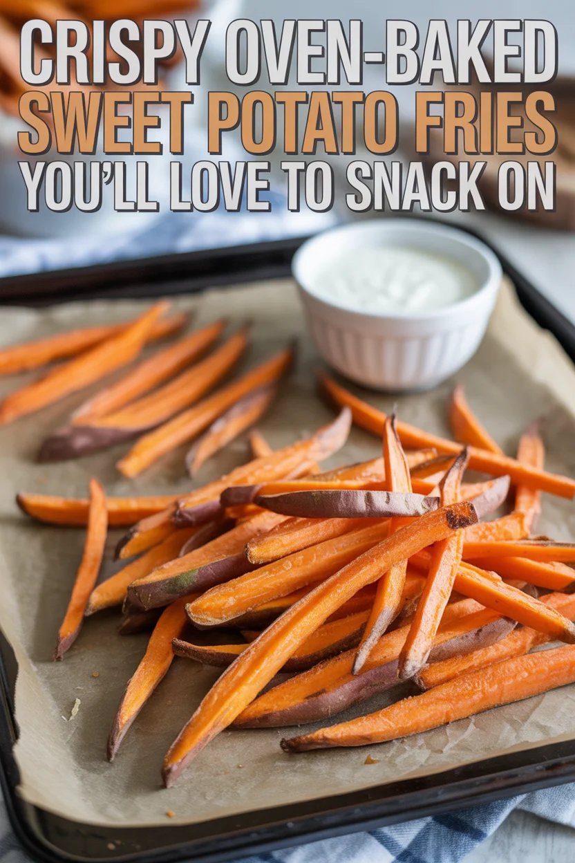 Crispy Oven-Baked Sweet Potato Fries You'll Love to Snack On