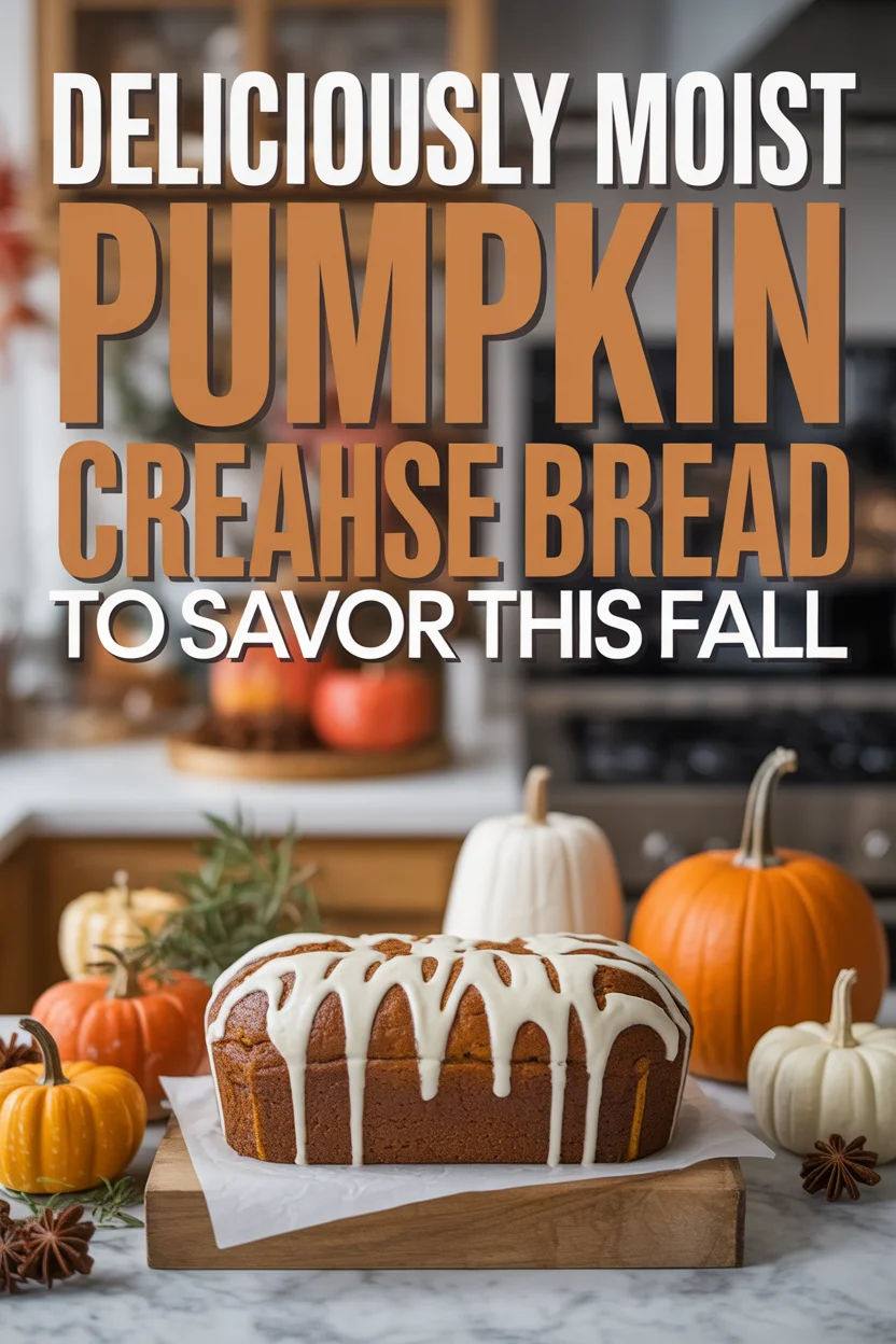 Deliciously Moist Pumpkin Cream Cheese Bread to Savor This Fall